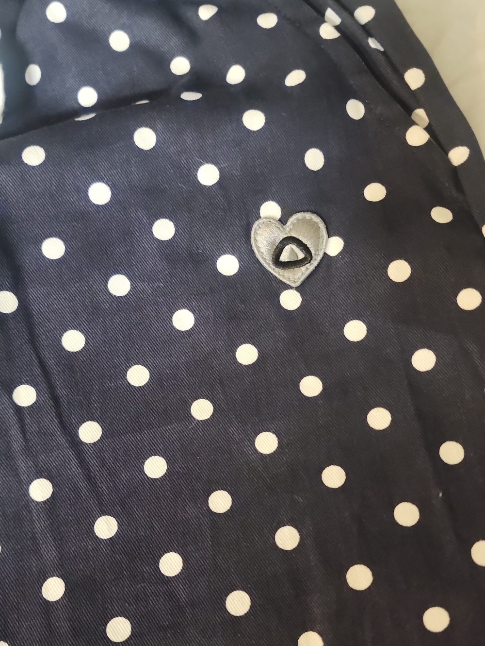 Aelfric Eden Navy Wide-Leg Polka Dot Lounge Pants - Picture 5 of 14